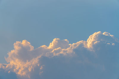 Low angle view of clouds in sky