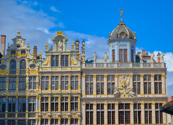 Low angle view of building against sky