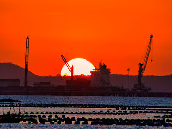 Photos of the view at the sriracha harbour, thailand.