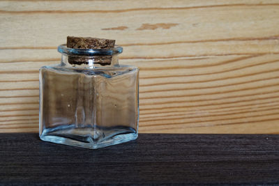 Close-up of drink on table