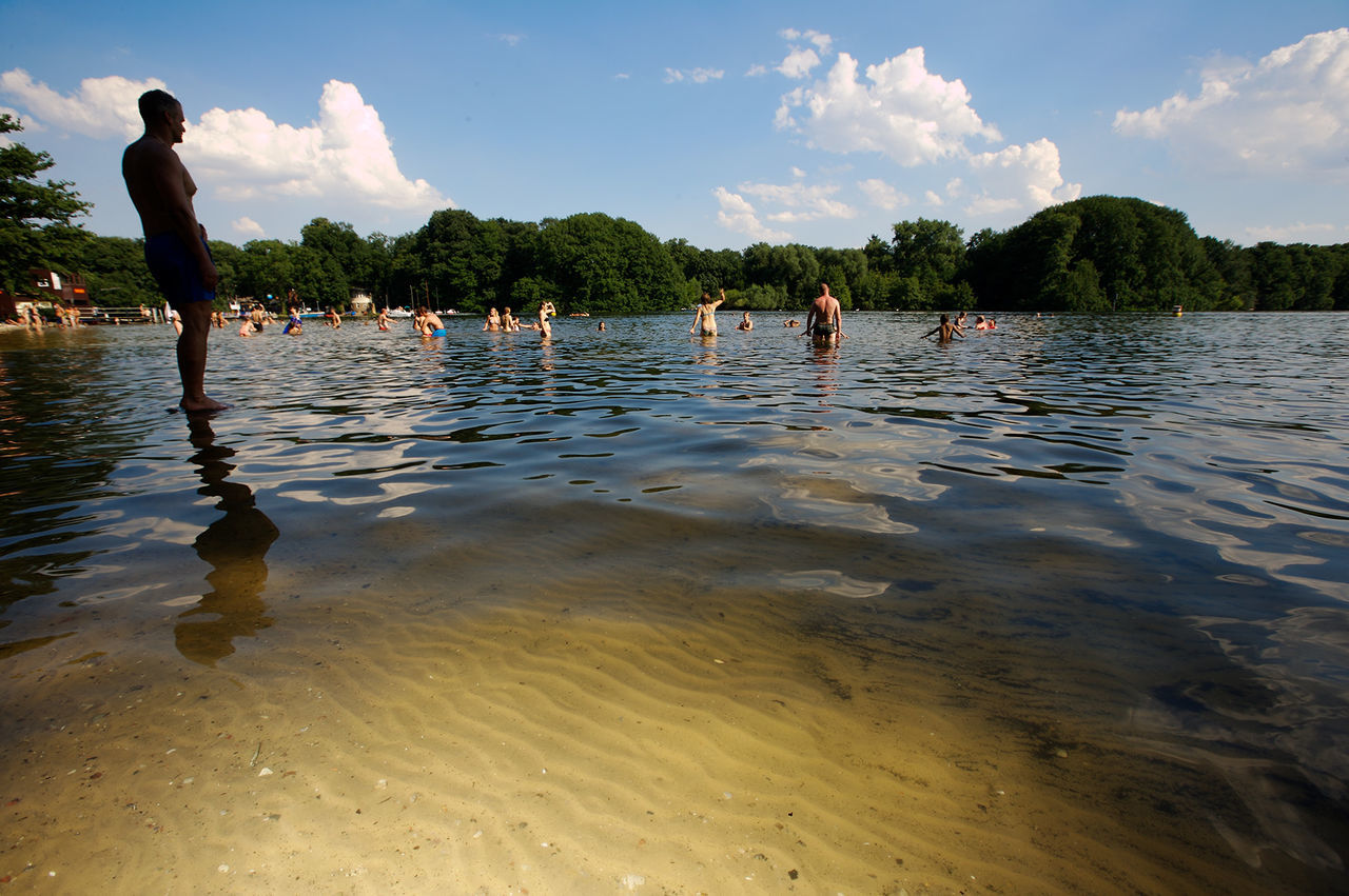 Bathers beach