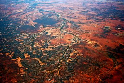 Aerial view of landscape