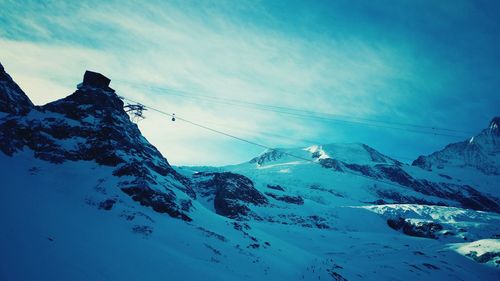 Scenic view of mountain against sky