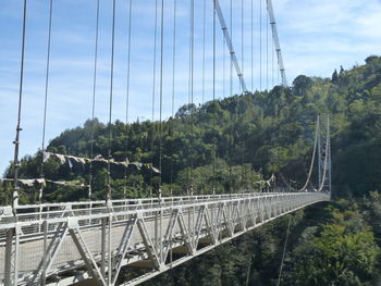 Panoramic shot of bridge against sky