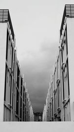 Low angle view of buildings against sky