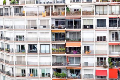 Full frame shot of residential building