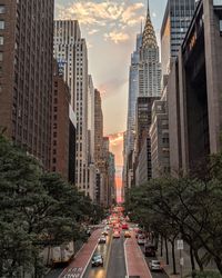 Buildings in city