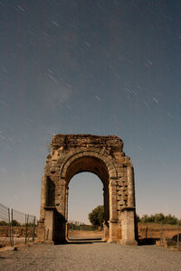 Low angle view of historical building against clear sky