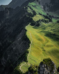 High angle view of landscape