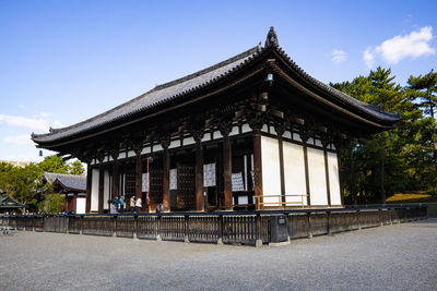 Exterior of historic building against sky