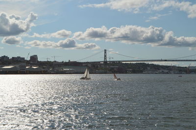 River with buildings in background