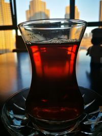 Close-up of drink on table