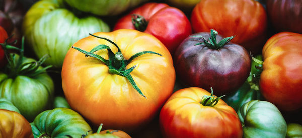 Full frame shot of tomatoes