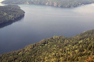 Scenic view of lake