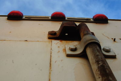 Close-up low angle view of built structure