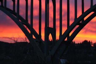 View of sky at sunset