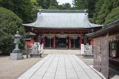 View of temple building