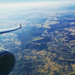 Aerial view of landscape