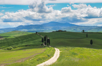 Scenic view of landscape against sky