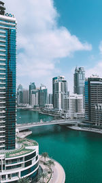 Dubai marina modern architecture 