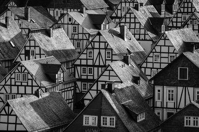 Freudenberg in germany, famos old town with half timbered houses