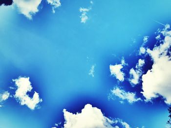 Low angle view of clouds in sky