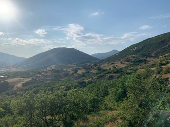 Scenic view of landscape against sky