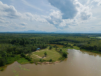 Scenic view of landscape against sky