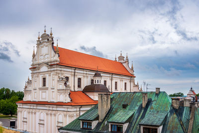 The largest baroque church of the franciscan fathers in poland. zamosc  is an ideal city. 