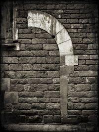 Brick wall with brick wall
