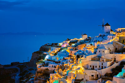 Famous greek tourist destination oia, greece