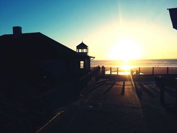 Sun shining through clouds