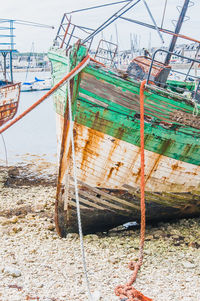 Fishing net on beach