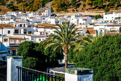 Townscape at mijas during sunny day