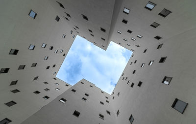 Low angle view of modern building