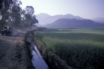 Scenic view of landscape against sky