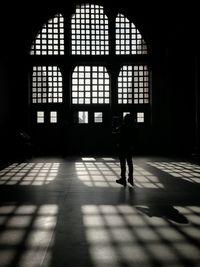 Full length of man photographing in hagia sophia