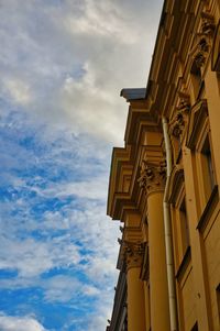 Low angle view of building against sky