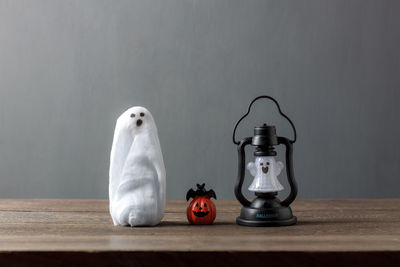 Close-up of toys representing halloween