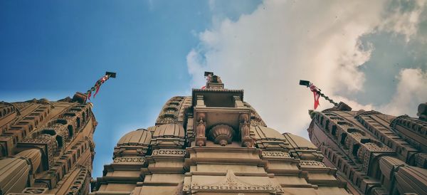 Low angle view of building against sky