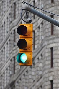 Low angle view of road signal