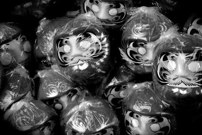 High angle view of market stall for sale