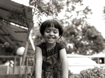 Portrait of a smiling girl