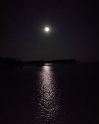 Scenic view of moon at night