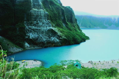 Scenic view of lake