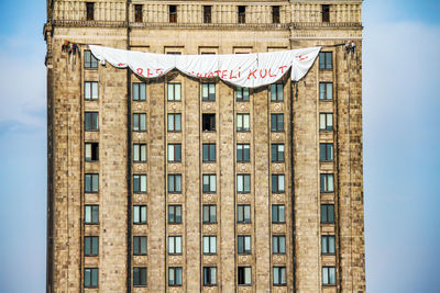 Low angle view of building against sky