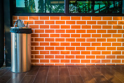 View of brick wall
