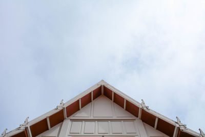 Low angle view of building against sky