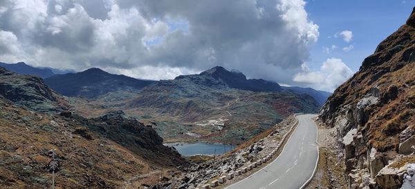 View from natula pass -sikkim -india