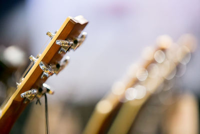 Close-up of guitar